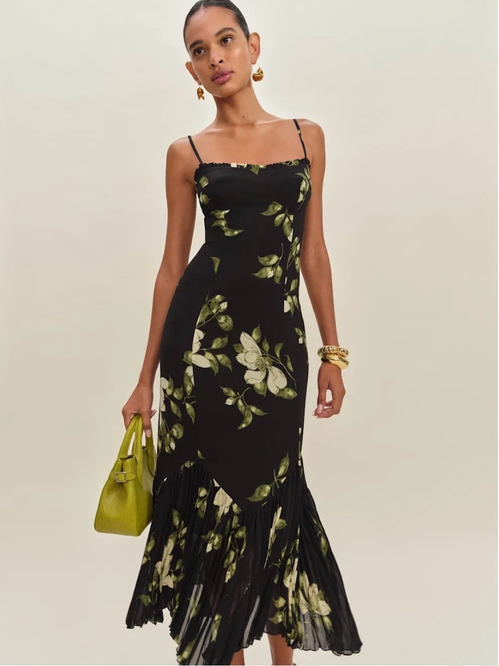 Reformation Aiko Floral Dress